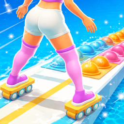 Pop Glide 3D game art